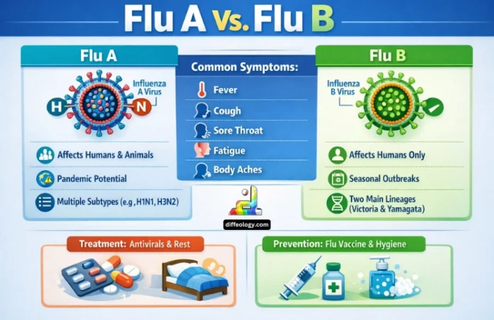 Difference Between Flu A and B