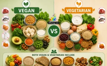 Difference Between Vegan and Vegetarian