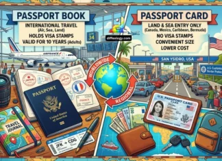 Difference Between Passport Book and Card