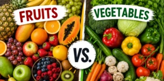 Difference Between Fruits and Vegetables