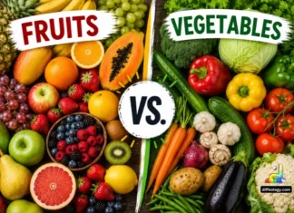 Difference Between Fruits and Vegetables