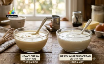 Difference Between Heavy Cream and Heavy Whipping Cream