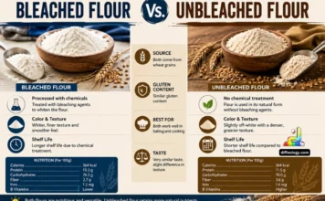 Difference Between Bleached and Unbleached Flour