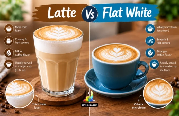 Difference Between Latte and Flat White