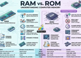 Difference Between Ram and Rom